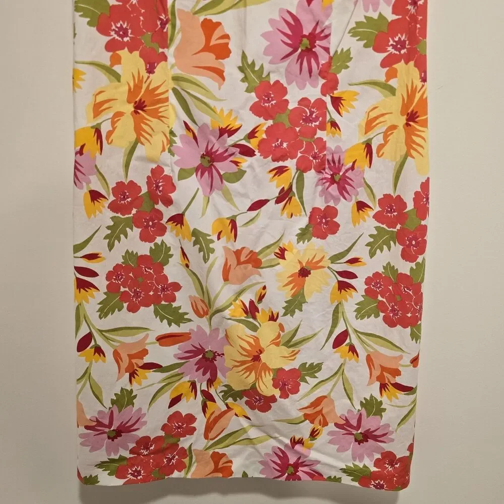 Vintage Eileen West Classic Floral Shift Dress Womens 8 Bright Prep Spring USA - Picture 3 of 7